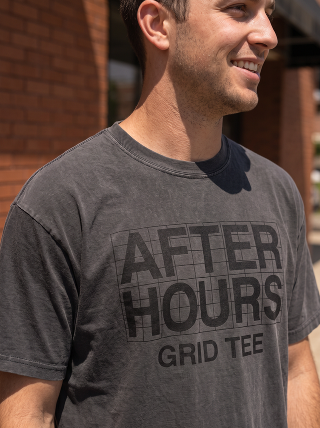 After Hours Grid Tee