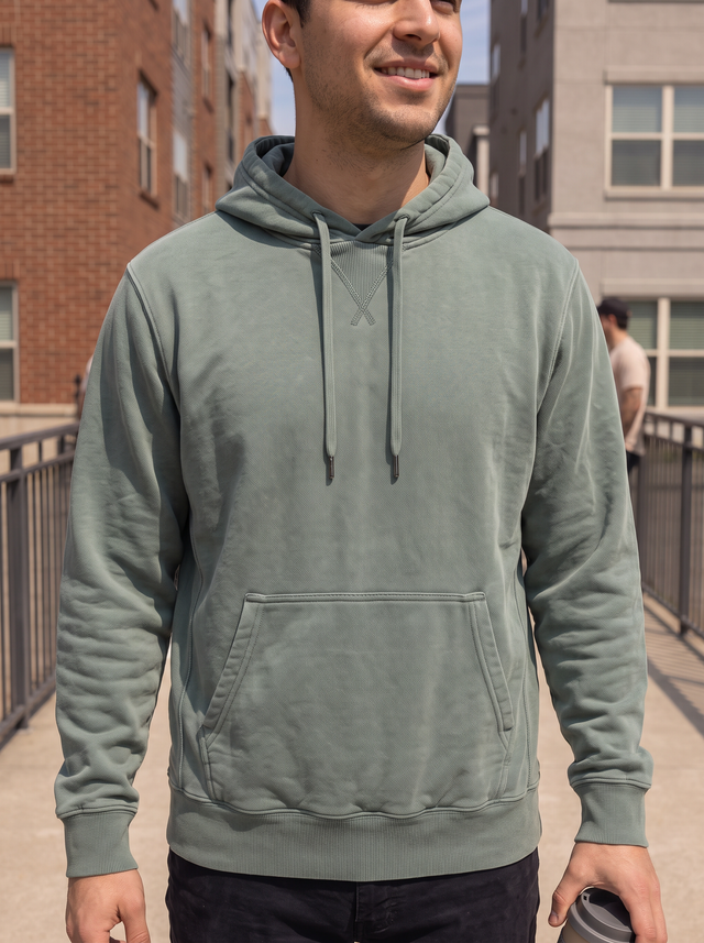 Utility Grid Backprint Hoodie
