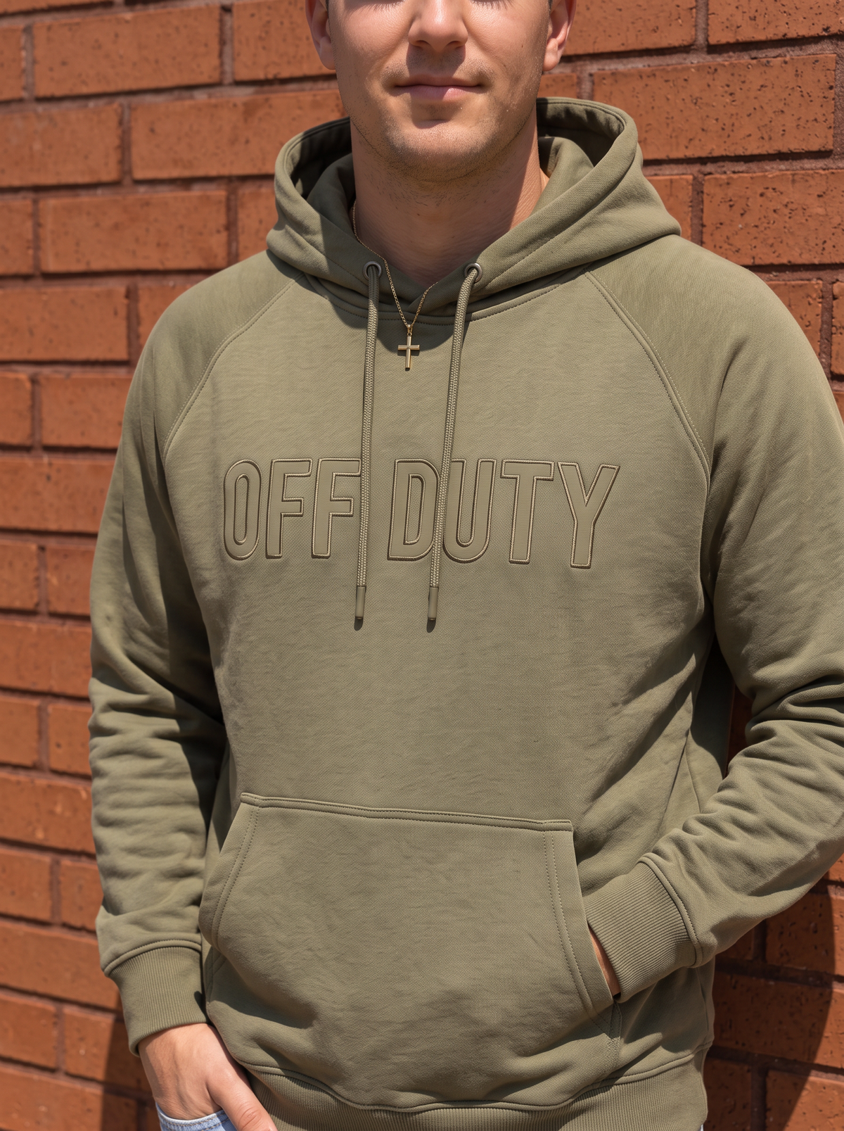 Off Duty Applique Hoodie
