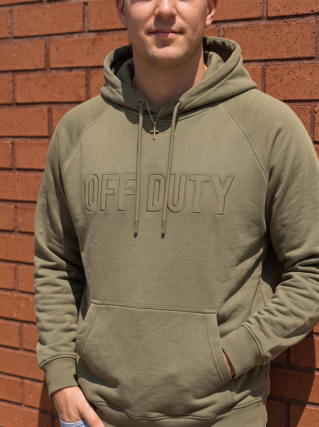 Off Duty Applique Hoodie