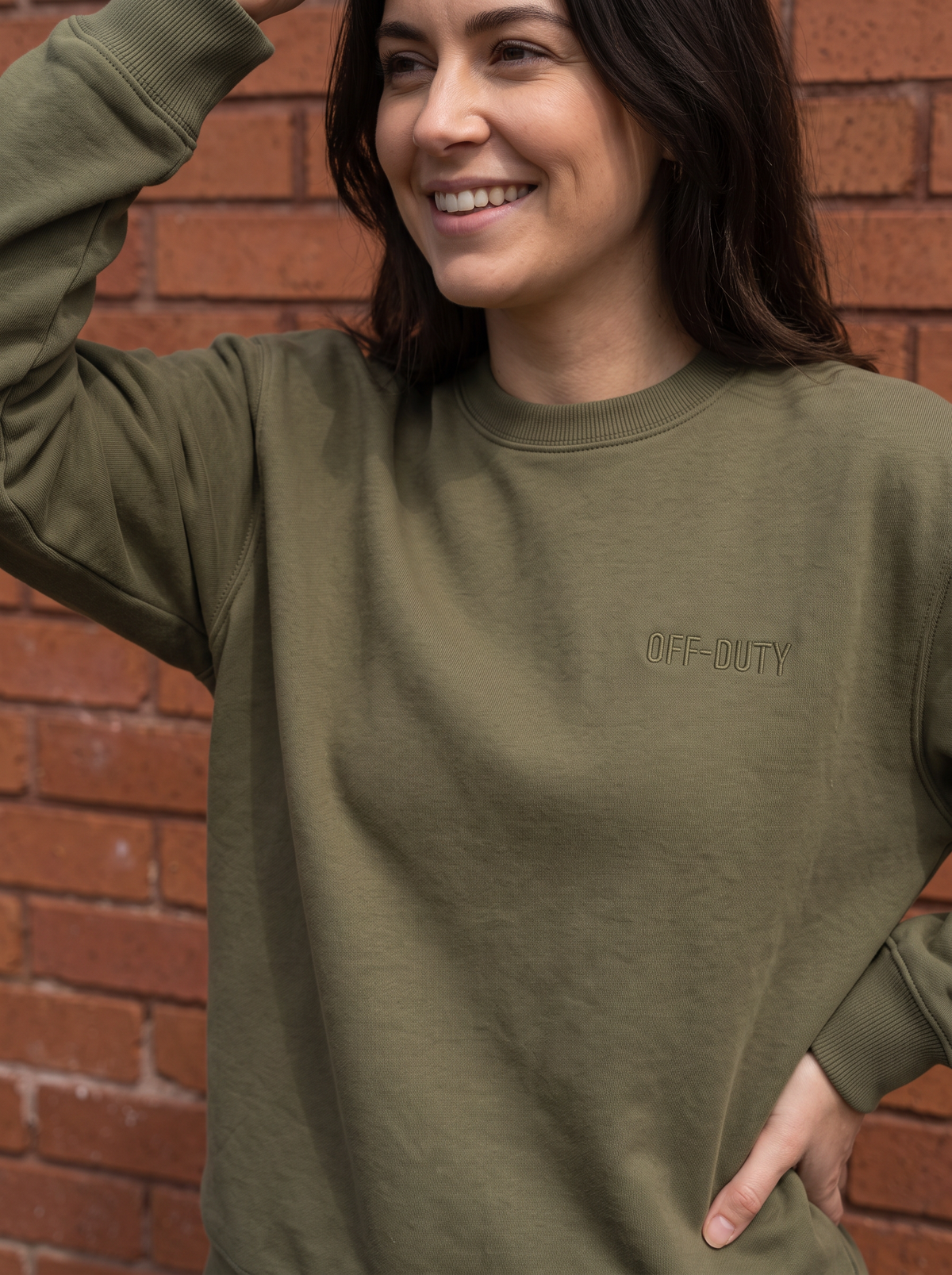 Off Duty Tonal Crewneck