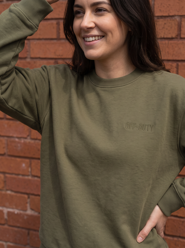 Off Duty Tonal Crewneck