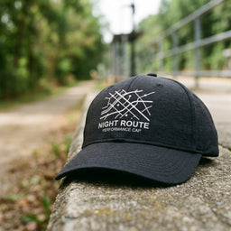 Night Route Performance Cap embroidery detail