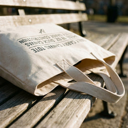 Daily Carry Canvas Tote strap detail