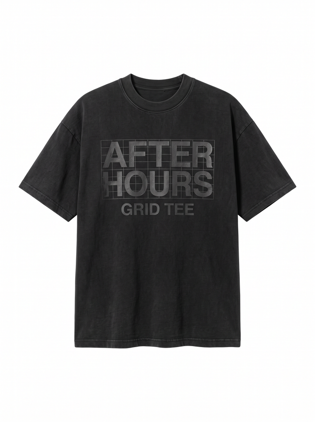 After Hours Grid Tee