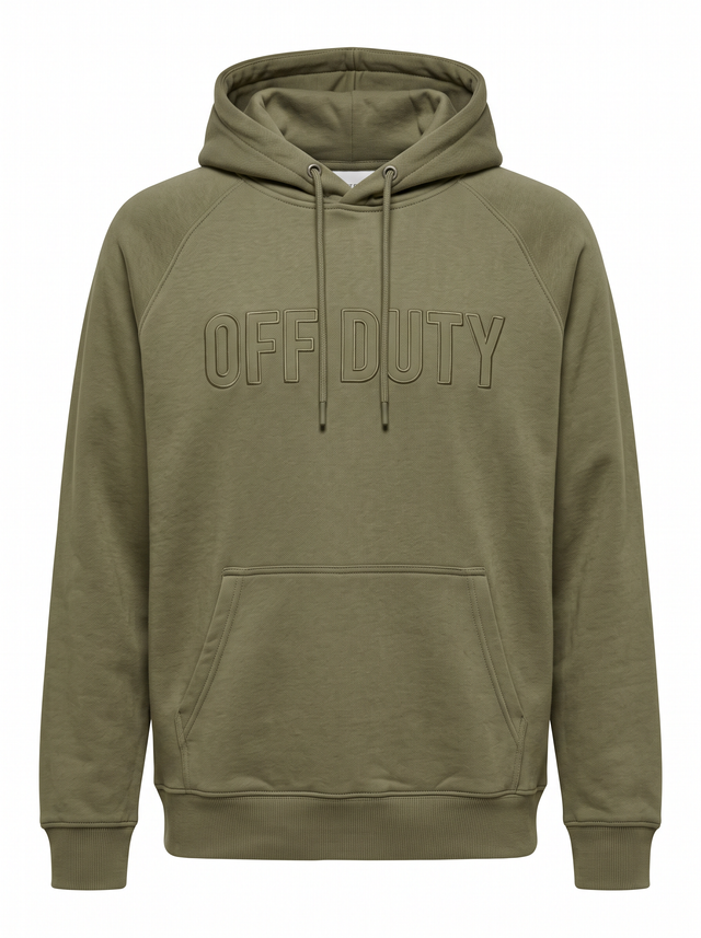 Off Duty Applique Hoodie