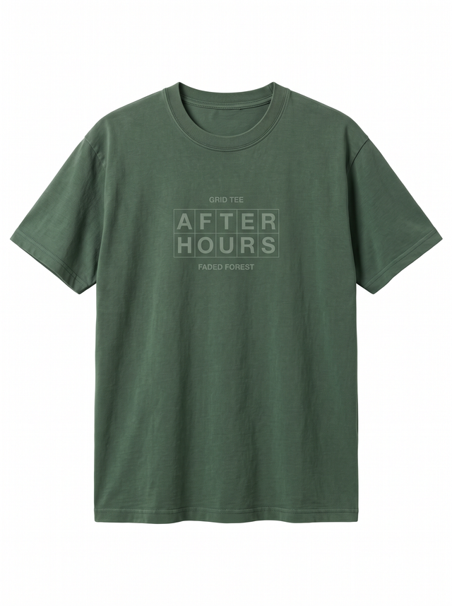 After Hours Grid Tee