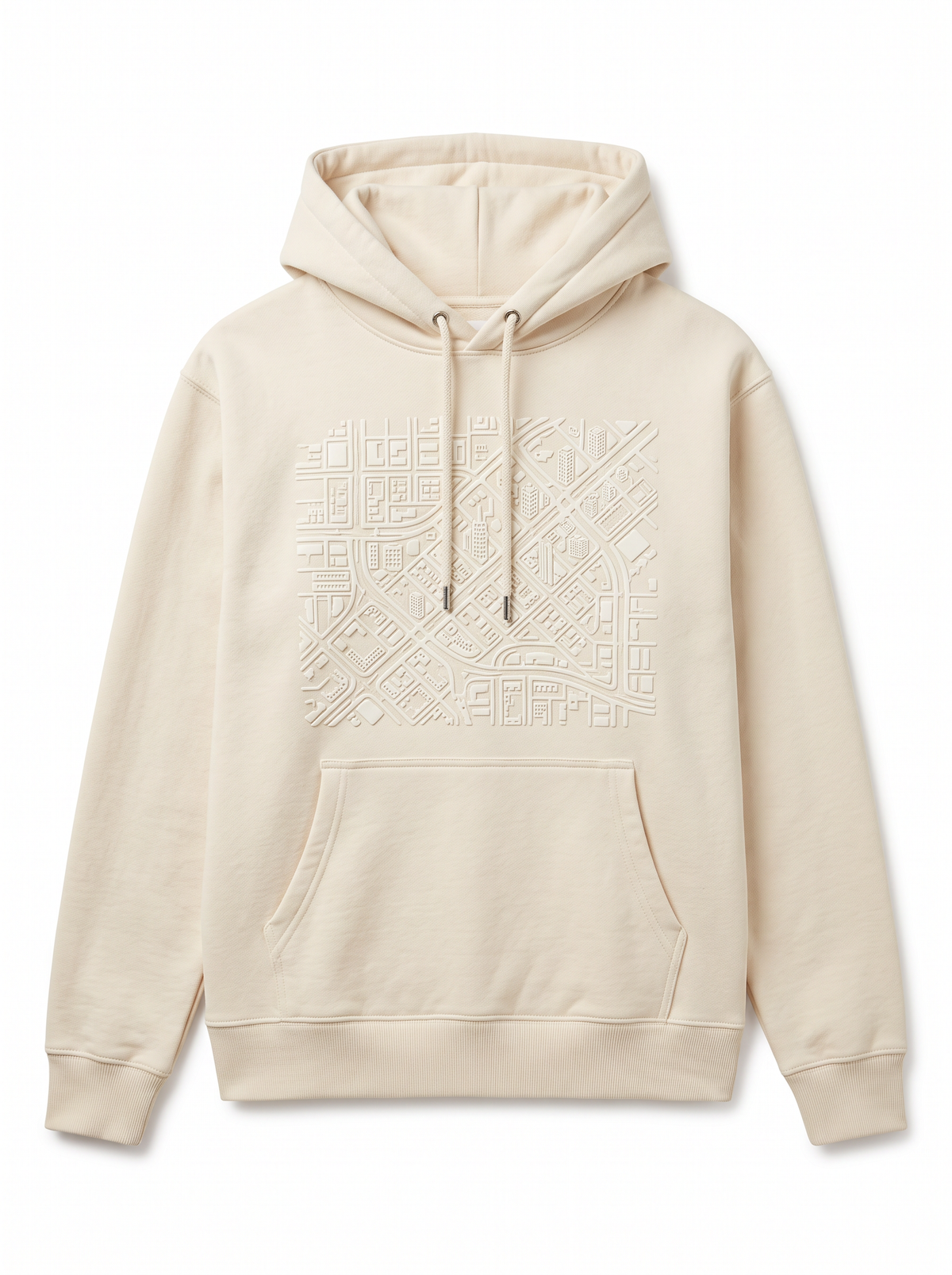 City Grid Puff Hoodie