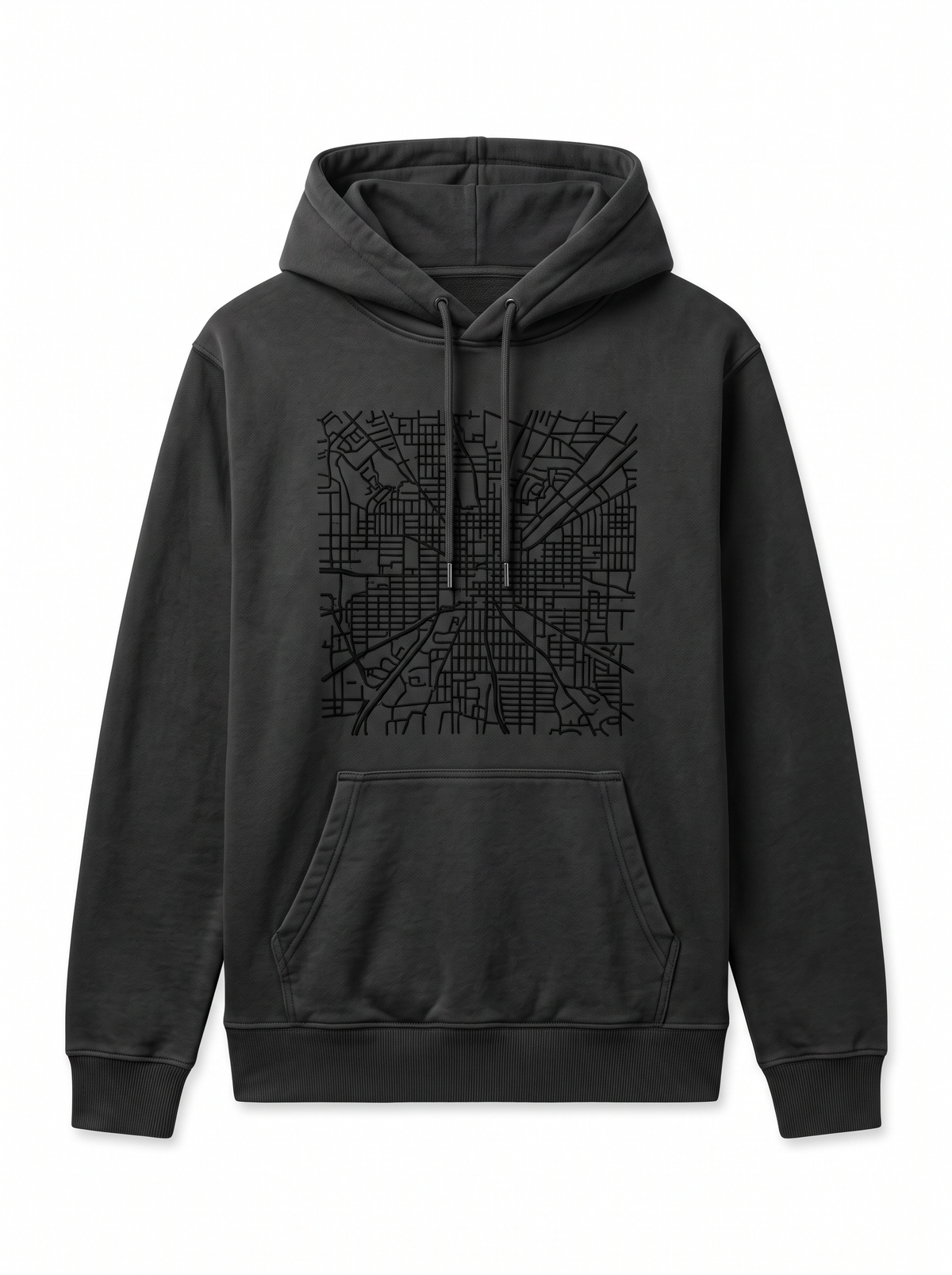 City Grid Puff Hoodie