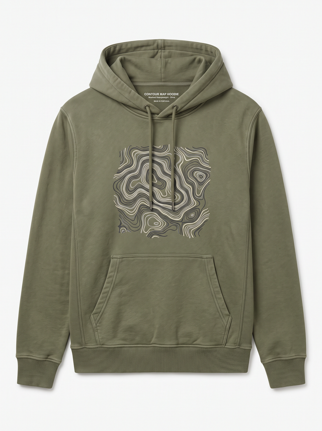 Contour Map Hoodie