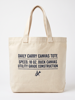 Daily Carry Canvas Tote