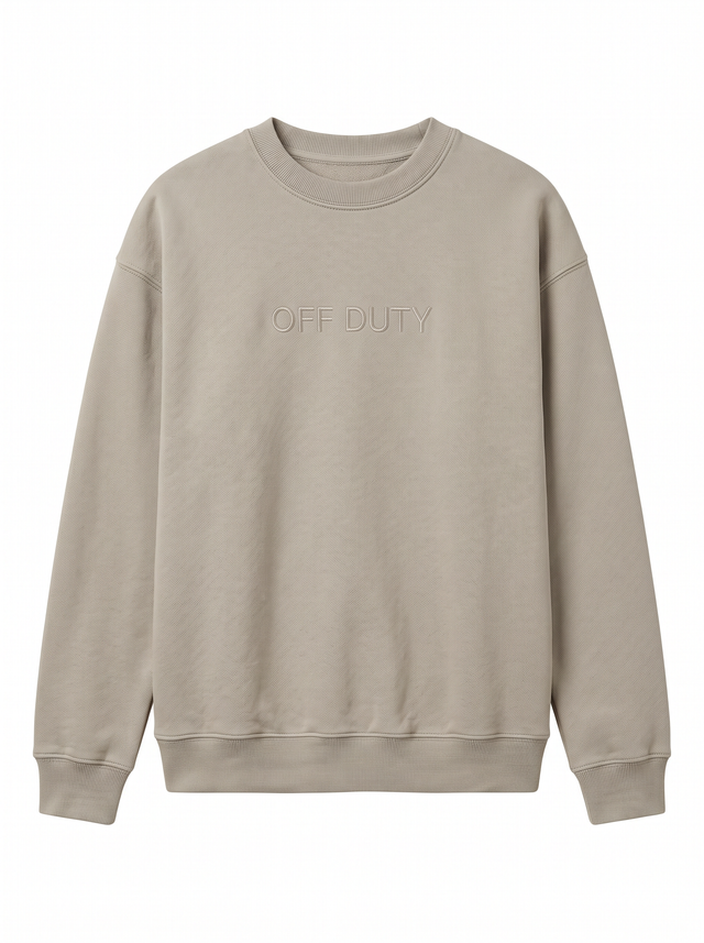 Off Duty Tonal Crewneck