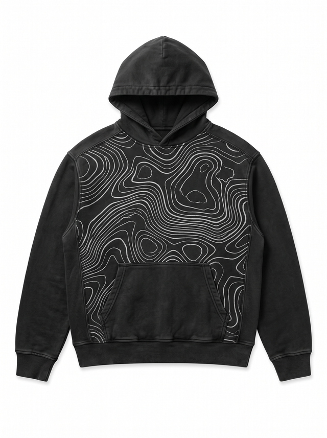 Contour Map Hoodie