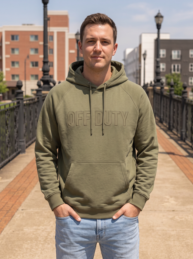 Off Duty Applique Hoodie