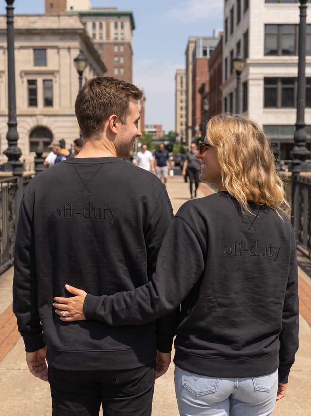Off Duty Tonal Crewneck