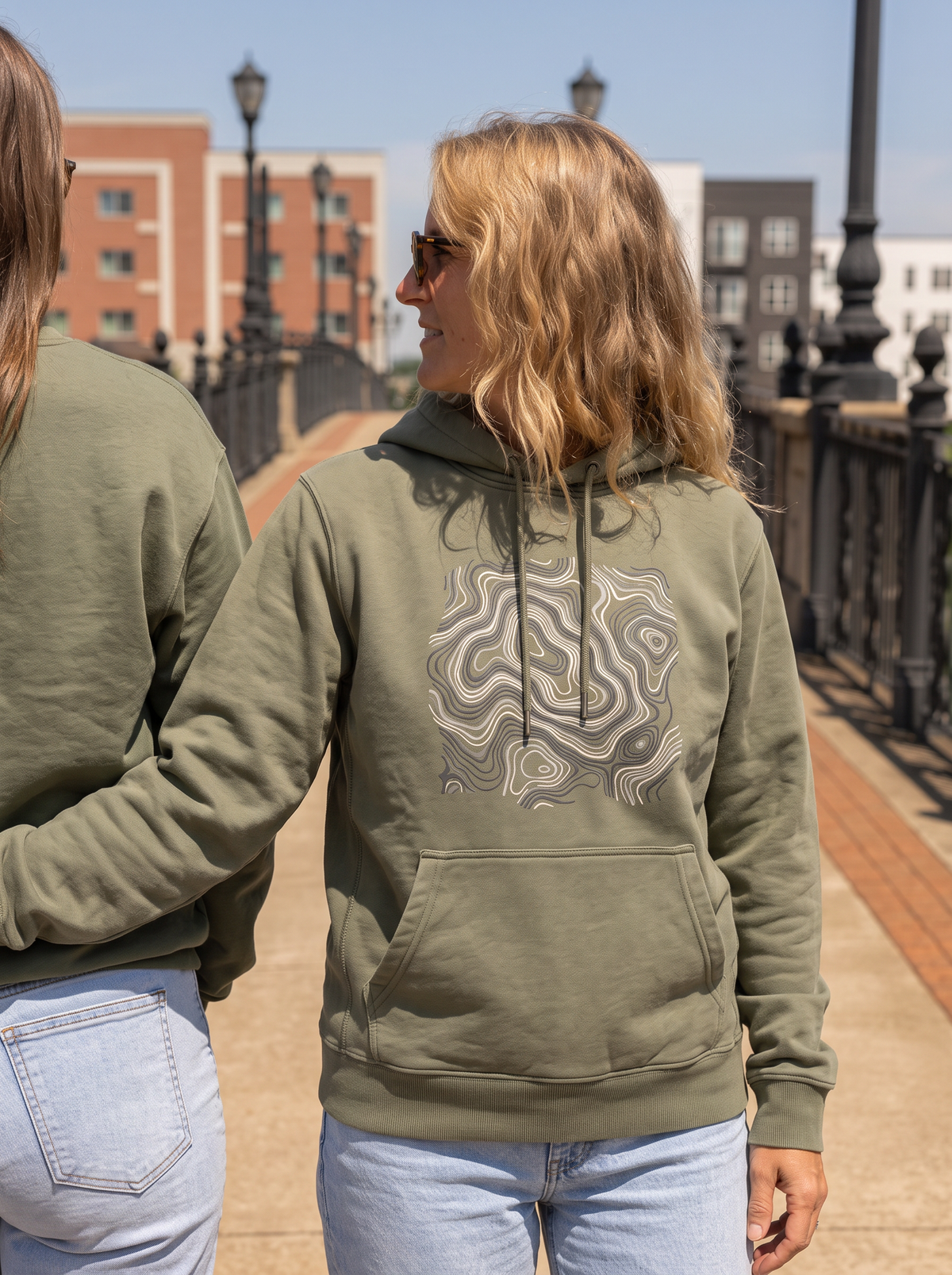 Contour Map Hoodie
