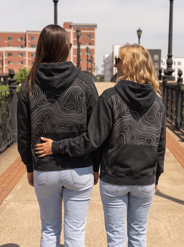 Contour Map Hoodie