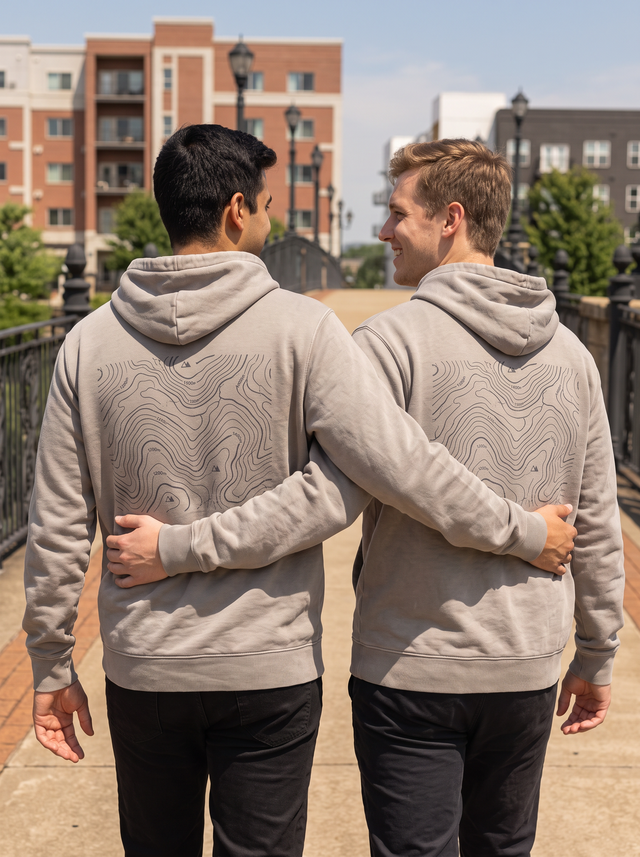 Contour Map Hoodie